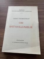 Om r&auml;ttsvillfarelse