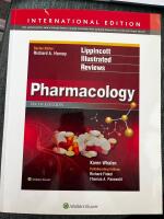 Pharmacology Lippincott Illustrated Reviews