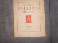 Svensk Exlibris tidskrift  Nr 2  1911