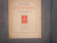 Svensk Exlibris tidskrift Nr 3 1911