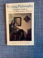Writing philosophy - a student's guide to writing philosophy essays