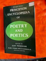 Princeton Encyclopedia of Poetry and Poetics
