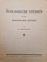 &Ouml;cologische Studien in den Stockholmer Sch&auml;ren