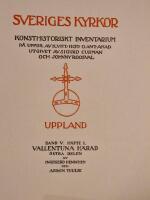 Sveriges kyrkor. Konsthistoriskt inventarium. Uppland. Band V h&auml;fte 1. Vallentuna h&auml;rad. &Ouml;stra delen.