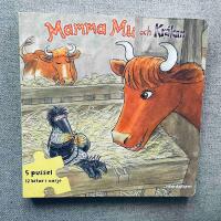Mamma Mu och Kr&aring;kan Pusselbok : 5 pussel med 12 bitar i varje