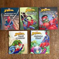Set med 5 st sm&aring;b&ouml;cker Spider-man