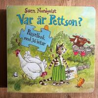 Var &auml;r Pettson? : Pusselbok med 36 bitar
