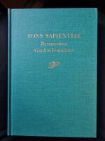Fons Sapientiae Renaissance garden fountains