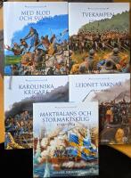 Krigen kring &Ouml;stersj&ouml;n 1000 - 1814. Komplett fem volymer. Med blod och sv&auml;rd, Tvekampen, Lejonet vaknar, Karolinska krigare, Maktbalans och stormaktskrig.