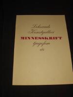 Leksands Konstgalleri minnesskrift tjugofem &aring;r