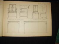 Teckningar till enklare m&ouml;beltyper, h&auml;fte I, huvudskligen m&ouml;bler av allmogetyp samt av enkel barock- och empirh&aring;llning