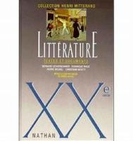 Litt&eacute;rature : textes et documents