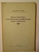 N&aring;gra tidsbilder fr&aring;n J&auml;mtland och Medelpad under 1800-talet