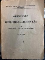 Ortnamnen i G&ouml;teborgs och Bohus L&auml;n. VIII (8). Ortnamnen i Orusts v&auml;stra h&auml;rad
