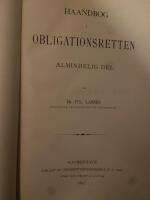Haandbog i Obligationsretten Almindelig Del