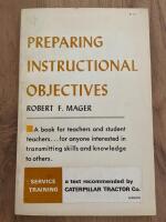 Preparing Instructional Objectives