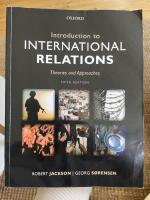 Introduction to international relations - theories and approaches 