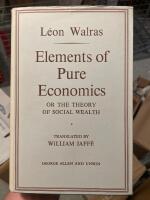 Elements of Pure Economics 