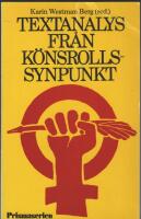 Textanalys fr&aring;n k&ouml;nsrollssynpunkt