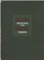 V&auml;rme historia och v&auml;rme teknik 1923 - 1948