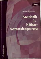 Statistik f&ouml;r h&auml;lsovetenskaperna