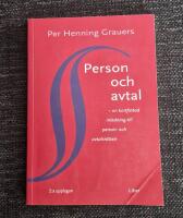 Person och avtal - en kortfattad inledning till person- och avtalsr&auml;tten