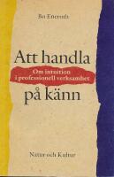 Att handla p&aring; k&auml;nn