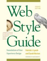 Web style guide : foundations of user experience design