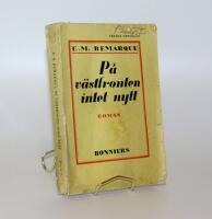 P&aring; V&auml;stfronten intet Nytt