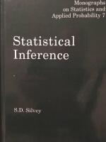 洋書 Statistical Inference by S.D. Silvey Statistical Inference by S.D. Silvey