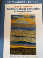 John E. Freund's mathematical statistics with applications