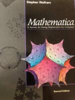 Mathematica - a system for doing mathematics by computer