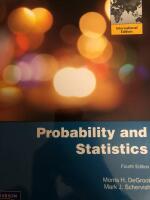 Probability and statistics