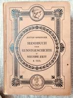 Handbuch Der Kunstgeschichte 1896 band I-IV