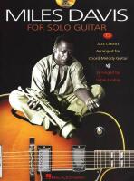 Miles Davis for Solo Guitar + CD