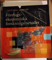 F&ouml;retagsekonomiska forskningsmetoder