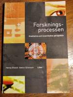 Forskningsprocessen - Kvalitativa och kvantitativa perspektiv