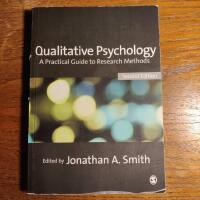 Qualitative psychology - a practical guide to research methods