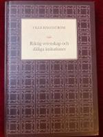 Riktig vetenskap och d&aring;liga imitationer