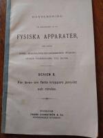 Handledning vid begagnande af de Fysiska Apparater som genom Kongl. Ecklesistik-Departmentets f&ouml;rsorg h&aring;llas folkskolorna till handa.