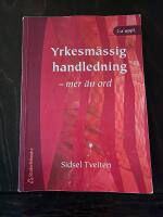Yrkesm&auml;ssig handledning