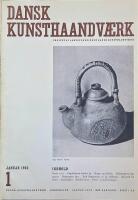 Dansk Kunsthaandv&aelig;rk 1952 - inbunden &aring;rg&aring;ng