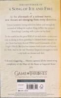 A Song of Ice and Fire 1-5; A game of thrones, A clash of kings, A storm of swords (del 2), A feast for crows och A dance with dragons.&nbsp;