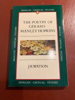 The poetry of Gerard Manley Hopkins