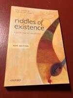 Riddles of existence : a guided tour of metaphysics