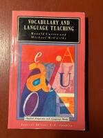 Vocabulary and language teaching