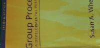 Group processes - a developmental perspective