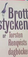 Brottstycken ur Torsten Renqvists dagb&ouml;cker