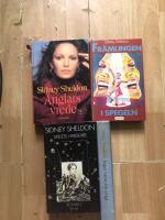 Bokpaket  Sidney Sheldon 4 st b&ouml;cker ( fr&auml;mlingen i spegeln, &auml;nglars vrede, inget varar f&ouml;r evigt, spelets h&auml;rskare)