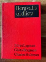 Bergvalls ordlista f&ouml;r grundskolan